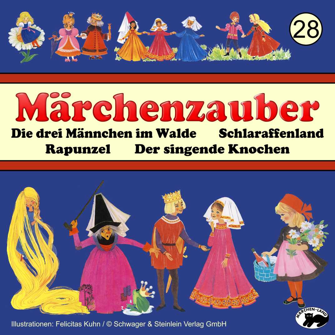 Produktbild Cover - Märchenzauber 28 Die drei Männchen im Walde - Märchen-Land Hörspielverlag