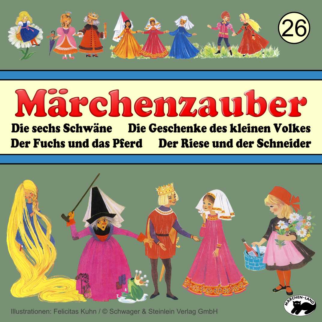 Produktbild Cover - Märchenzauber 26 Die sechs Schwäne - Märchen-Land Hörspielverlag