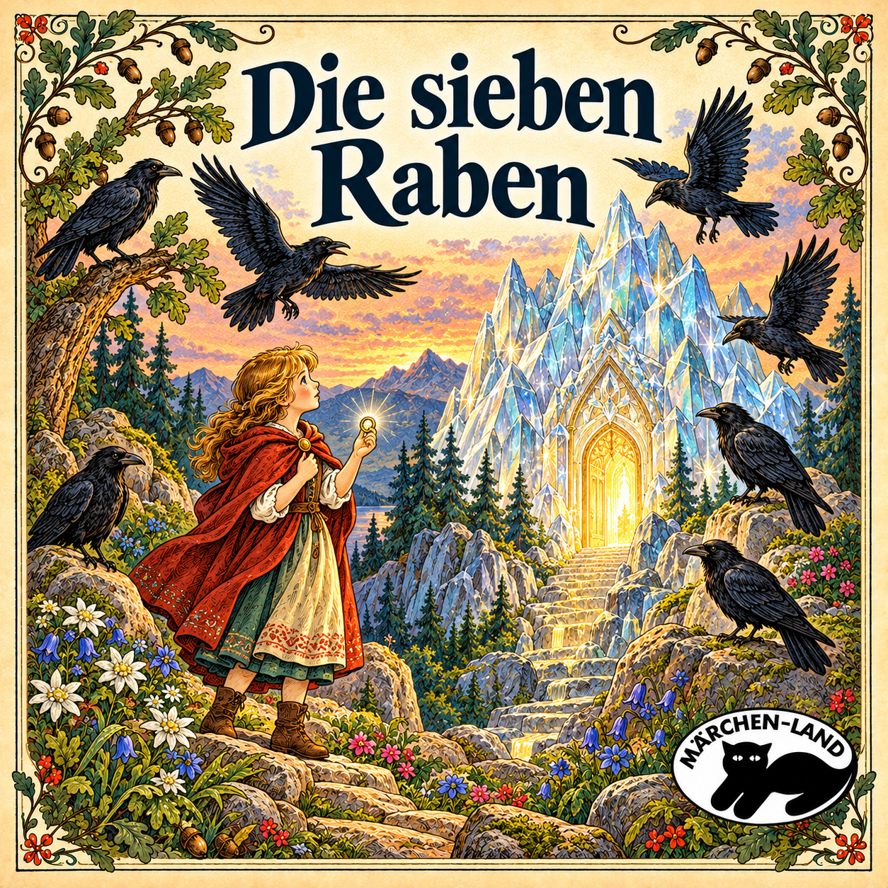 Cover: Die sieben Raben