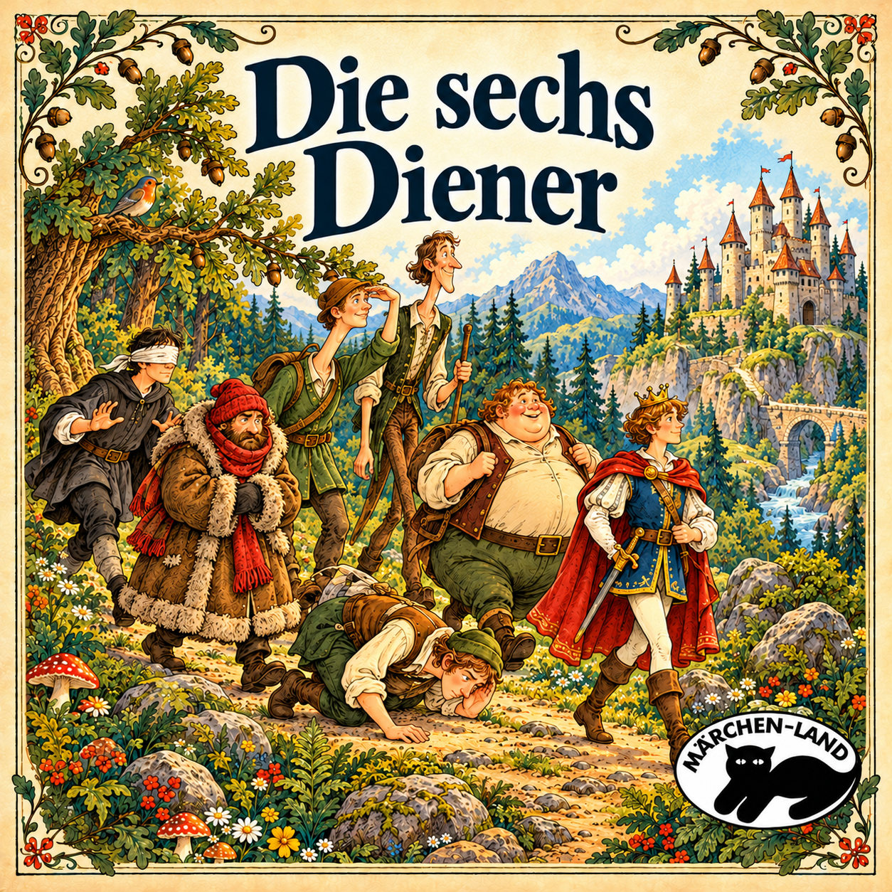 Cover: Die sechs Diener