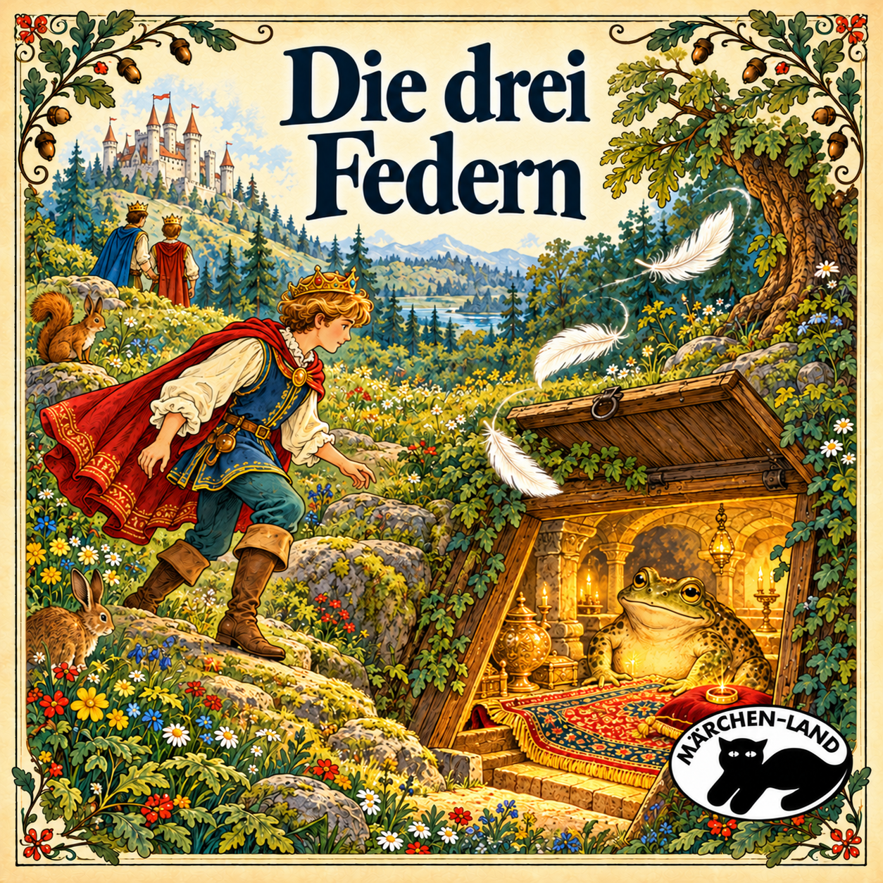 Cover: Die drei Federn