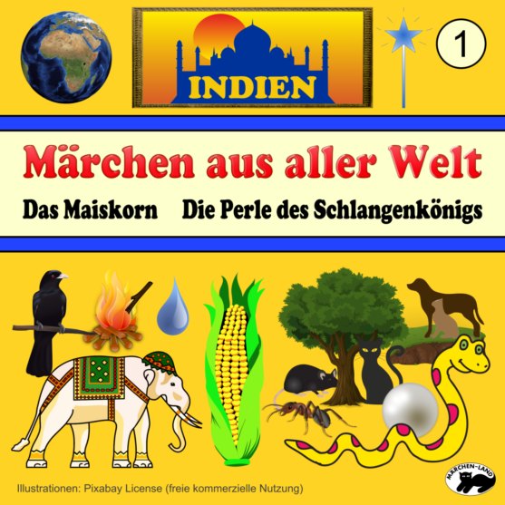 Produktbild Cover - Märchen aus aller Welt 1 Das Maiskorn - Märchen-Land Hörspielverlag