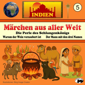 Produktbild Cover - Märchen aus aller Welt 5 Die Perle des Schlangenkönigs - Märchen-Land Hörspielverlag