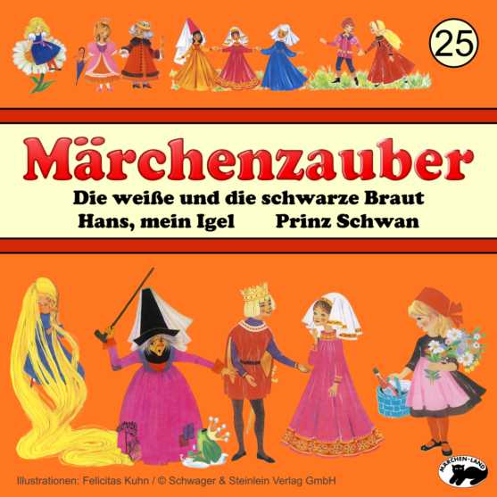 Produktbild Cover - Märchenzauber 25 Die weiße und die schwarze Braut - Märchen-Land Hörspielverlag